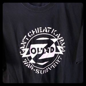 Zounds crust punk anarcho rocker band shirt